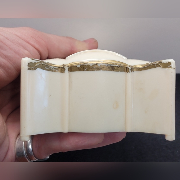 Rensie German dancing ballerina grandfather style musical mantle clock - Picture 9 of 12